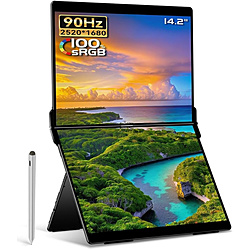 USB-C³ 2̥Х˥ X꡼(åѥͥ) [14.2 /2.5K (25201680/磻 /90Hz] XP-142PW
