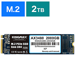 KINGMAX 内蔵SSD PCI-Express接続   KMAX3480-2000G ［2TB /M.2］