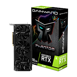 GAINWARD GeForce RTX 3080 PHANTOM+ 10GB GDDR6X 320bit 3-DP HDMI   NED3080U19IA-1020M-G