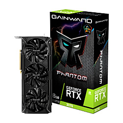 GAINWARD GeForce RTX3070 PHANTOM+ 8GB GDDR6 256bit 3-DP HDMI   NE63070019P2-1040M-G