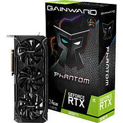 GAINWARD GAINWARD GeForce RTX3090Ti PHANTOM 24GB GDDR6X 384bit 3-DP HDMI   NED309T019SB-1022M-G 【sof001】