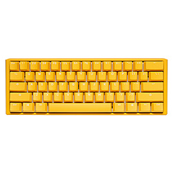 ゲーミングキーボード One 3 Mini 60%(シルバー軸・英語配列) Yellow Ducky dk-one3-yellowducky-rgb-mini-silver ［有線 /USB］