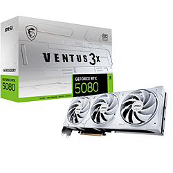 MSI(GGXAC) MSI GeForce RTX 5080 16G VENTUS 3X OC WHITE   GeForceRTX508016GVENTUS3XOCWHITE mGeForce RTXV[Y /16GBn