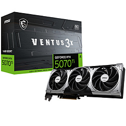 MSI(GGXAC) OtBbN{[h   GeForce RTX 5070 Ti 16G VENTUS 3X OC mGeForce RTXV[Y /16GBn