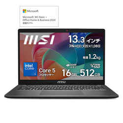 m[gp\R Modern 13 F1M v`iOC Modern-13-F1MOG-5569JP m13.3^ /Windows11 Home /intel Core 5 /F16GB /SSDF512GB /Office Home and 