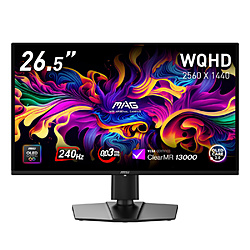 MSI(�G���G�X�A�C) MAG 274QP QD-OLED X24 �Q�[�~���O���j�^�[ �m26.5�^ /�L�@EL WQHD(2560×1440�j /���C�h /240Hz�n