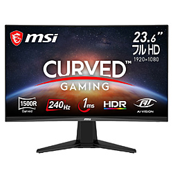 MSI(�G���G�X�A�C) MAG 245C X24 �Q�[�~���O���j�^�[ �m23.6�^ /�t��HD(1920×1080) /���C�h /�Ȗʌ^ /240Hz�n