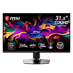 MSI(�G���G�X�A�C) MPG 322UR QD-OLED X24 USB-C�ڑ� �Q�[�~���O���j�^�[ �m31.5�^ /�L�@EL 4K(3840×2160�j /���C�h /240Hz�n