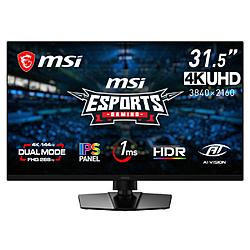 MSI(�G���G�X�A�C) MAG 321UPD E14 �Q�[�~���O���j�^�[ �m31.5�^ /4K(3840×2160�j /���C�h /144Hz�n