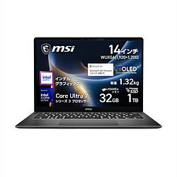 MSI(�G���G�X�A�C) �m�[�g�p�\�R�� Prestige 14 AI+ D3M �v���`�i�O���C Prestige-14-AI+D3MG-2619JP