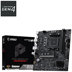 MSI(�G���G�X�A�C) �}�U�[�{�[�h(Socket AM4) PRO B550M-B �mMicroATX�n