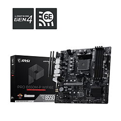 MSI(�G���G�X�A�C) �}�U�[�{�[�h(Socket AM4) PRO B550M-P WIFI6E �mMicroATX�n