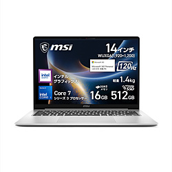 MSI(�G���G�X�A�C) �m�[�g�p�\�R�� MSI �A�[�o���V���o�[ Modern-14S-G3MG-2655JP �m14.0�^ /Windows11 Home /intel Core 7 /�������F16GB /SSD�F512GB /Microsoft 365 Personal /���{��ŃL�[�{�[�h /2026�N6�����f���n