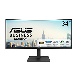 ASUS(�G�C�X�[�X) USB-C�ڑ� PC���j�^�[ VA34VCPSR �m34�^ /UWQHD(3440×1440�j /���C�h /�Ȗʌ^ /100Hz�n