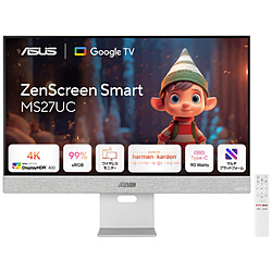USB-C³ PC˥ Google TVܡASUS ZenScreen Smart MonitorMS27UCˡ MS27UC00 27 /4K(38402160 /磻 /60Hz