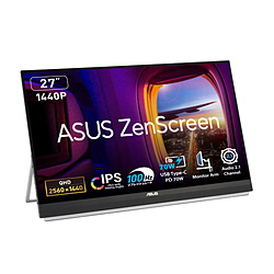 ASUS(GCX[X) USB-Cڑ oCj^[ ZenScreen ubN MB27ACF m27^ /WQHD(2560×1440j /Ch /100Hzn