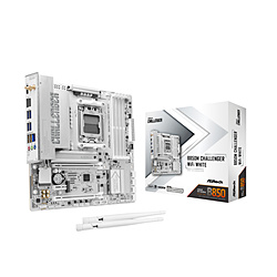 ASRock(�A�X���b�N) �}�U�[�{�[�h(Socket AM5) �z���C�g B850M Challenger WiFi White �mMicroATX�n