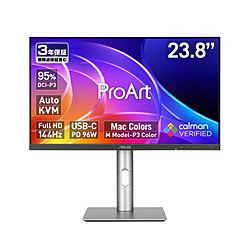 ASUS(�G�C�X�[�X) USB-C�ڑ� PC���j�^�[ ProArt Display �u���b�N PA249CGV �m23.8�^ /�t��HD(1920×1080) /���C�h /144Hz�n