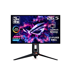 ASUS(�G�C�X�[�X) PG27UCWM �Q�[�~���OPC���j�^�[ ROG Swift OLED �m26.5�^ /�L�@EL 4K(3840×2160�j /���C�h /240Hz�n