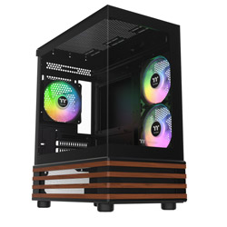 Thermaltake PC�P�[�X [Micro ATX /Mini-ITX] View 170 WS ARGB Black �u���b�N CA-1Z4-00M1WN-WS
