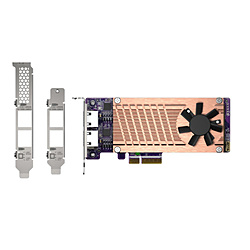 NAS用 拡張カード PCIe QM2   QM2-2P2G2T