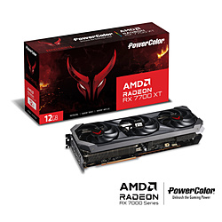 グラフィックボード Red Devil AMD Radeon RX 7700 XT 12GB GDDR6 (RX 7700 XT 12G-E/OC)   ［Radeon RXシリーズ /12GB］