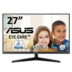 ASUS(エイスース) PCモニター Eye Care Plus ブラック VY279HE ［27型 /フルHD(1920×1080) /ワイド］