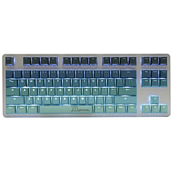 〔キーキャップ〕US配列用 Mykonos Backlit Cubic PBT Double shot Keycap Set 150キー  ブルー th-mykonos-keycap-set