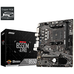 MSI(�G���G�X�A�C) �}�U�[�{�[�h(Socket AM4) B550M-A PRO �mMicroATX�n