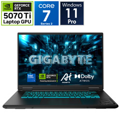 GIGABYTE(MKoCg) GAMING A16 PRO DXHG4JPC64SP Q[~Om[gp\R ubNX`[ m16.0^ /Windows11 Pro /intel Core 7 /F32GB /SSDF1TB /{ŃL[