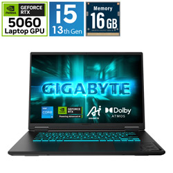 GIGABYTE(�M�K�o�C�g) GAMING A16 CVHH3JP894SH �Q�[�~���O�m�[�g�p�\�R�� �u���b�N�X�`�[�� �m16.0�^ /Windows11 Home /intel Core i5 /�������F16GB /SSD�F1TB /�����n