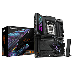 GIGABYTE(�M�K�o�C�g) �}�U�[�{�[�h(Socket AM5) X870E AORUS PRO X3D �u���b�N X870E A PRO X �mATX�n
