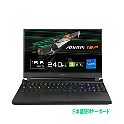 AORUS15PXD-73JP224SO ゲーミングノートパソコン   ［15.6型 /Windows11 Home /intel Core i7 /メモリ：16GB /SSD：1TB /無し /日本語版キーボード］