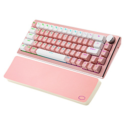 ゲーミングキーボード＋リストレスト CK721 Sakura Limited Edition(赤軸・英語配列) ピンク CK-721-SKTR2-US ［有線・ワイヤレス /Bluetooth・USB］