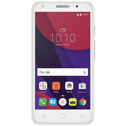 PIXI 4 ホワイト 「5045F-2EALJP1」Android 6.0・5.0型ワイド・メモリ/ストレージ：1GB/8GB・microSIM×2 SIMフリースマートフォン 5045F-2EALJP1 メタリックシルバー