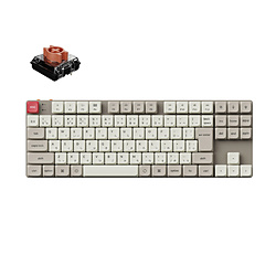 �L�[�N���� �L�[�{�[�h K1 Max White LED(Keychron Silent�E�Ԏ�) ���g���J���[ K1M-K6Z-JIS �m�L���E���C�����X /Bluetooth�EUSB�n