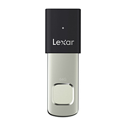 LEXAR USB������ JumpDrive Fingerprint F35 Pro(Mac/Windows) LJDF35P064G-RNBNJ �m64GB /USB TypeA /USB3.2 /�X���C�h���n