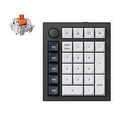 テンキー Q0 Max(静音赤軸) カーボンブラック Q0M-M6 ［有線・ワイヤレス /Bluetooth・USB-A＋USB-C］