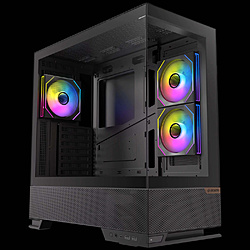 OKINOS PC�P�[�X [ATX /Micro ATX /Mini-ITX] �u���b�N Aqua 6 Infinity