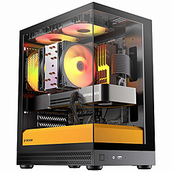 OKINOS PC�P�[�X [Micro ATX /Mini-ITX] Canary Aqua UNO Canary