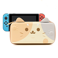 Switch/EL用ネコミミ6CM収納ケース ミケネコ