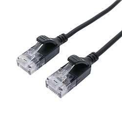 ORIGINAL BASIC OB-L6A1-0150SL-BK LAN电缆黑色[1.5m/范畴6A/纤细]