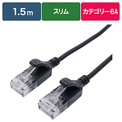 �r�b�N�A�C�f�A BIM-LC6A1SLM150K LAN�P�[�u�� Cat6A �X���� 1.5m �u���b�N  �u���b�N �m1.5m /�J�e�S���[6A /�X�����n