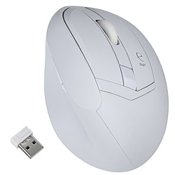 Nakabayashi �ޥ��� (Chrome/Mac/Windows11�б�) �ۥ磻�� MUS-RKF179NW ��BlueLED /̵��(�磻��쥹) /5�ܥ��� /USB��