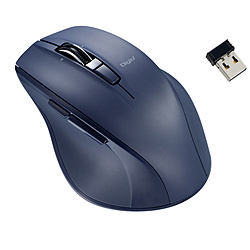 Nakabayashi マウス 神速シリーズ(Chrome/Mac/Windows11対応) ネイビー MUS-RKF164NB ［BlueLED /無線(ワイヤレス) /5ボタン /USB］