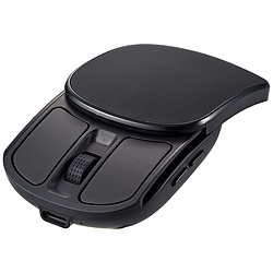 Nakabayashi マウス スライド式(Chrome/Mac/Windows11対応) ブラック MUS-RKF235BK ［BlueLED /無線(ワイヤレス) /5ボタン /USB］