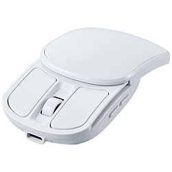 Nakabayashi マウス スライド式(Chrome/Mac/Windows11対応) ホワイト MUS-RKF235W ［BlueLED /無線(ワイヤレス) /5ボタン /USB］