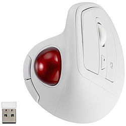 Nakabayashi �ޥ��� �ȥ�å��ܡ���(Chrome/Mac/Windows11�б�) �ۥ磻�� MUS-TRKF248W �θ��ؼ� /̵��(�磻��쥹) /5�ܥ��� /USB��