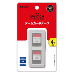 SWITCH用ゲームカードケース4枚入 ホワイト ［Switch］ [MCC-SWI03W]