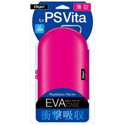 PlayStation Vita用薄型セミハードケース ピンク 【PSV(PCH-1000/2000)】 [SZCGV04P]